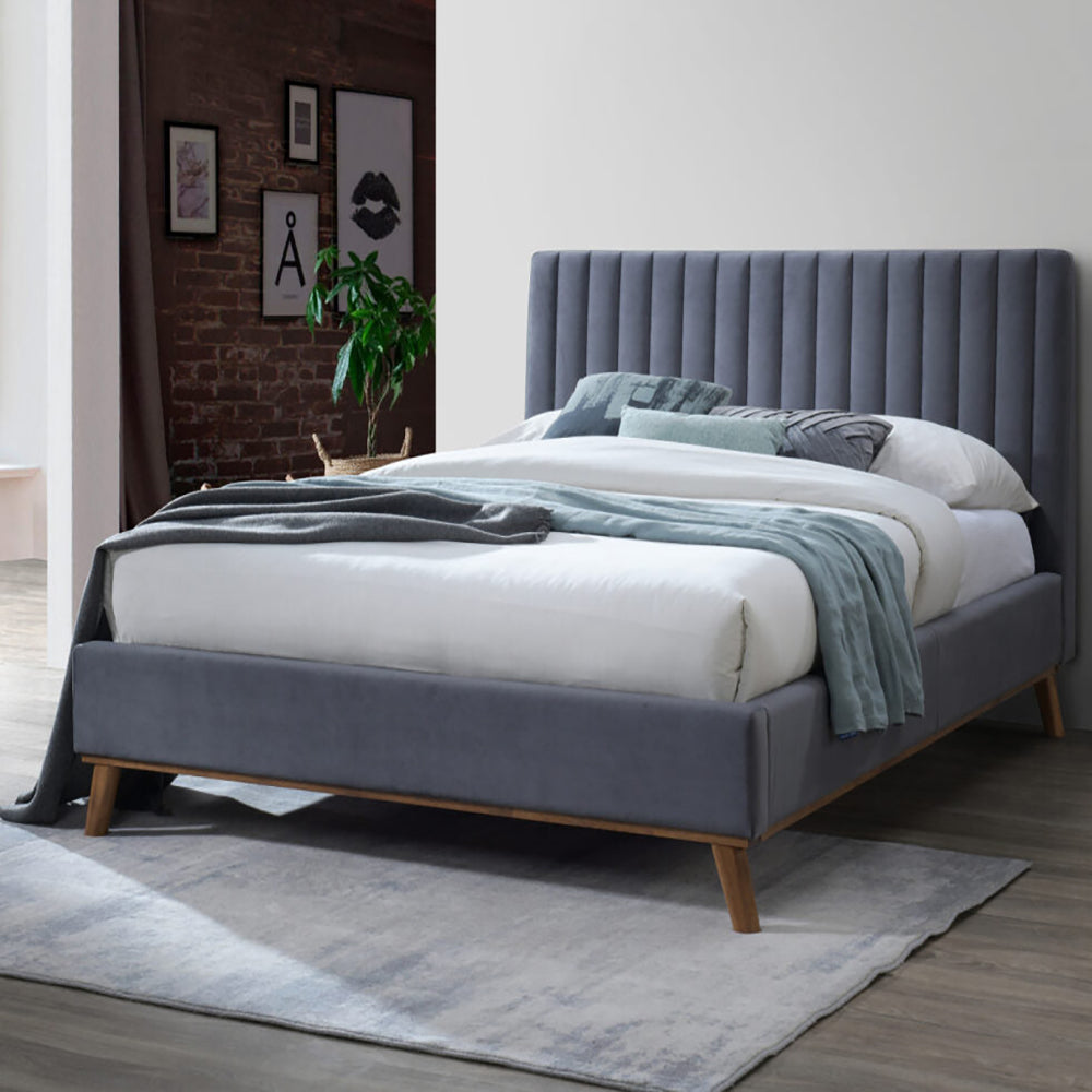 Albany Upholstered Bed White