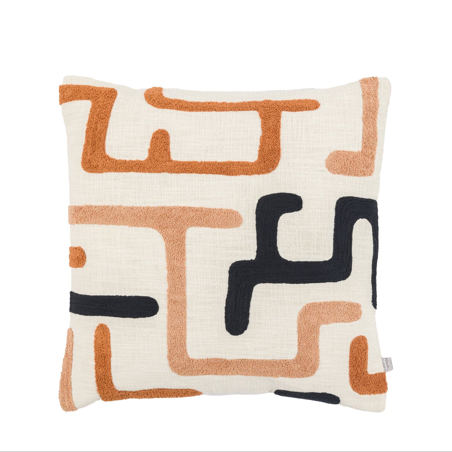 Arul Embroidered Cushion Nutmeg