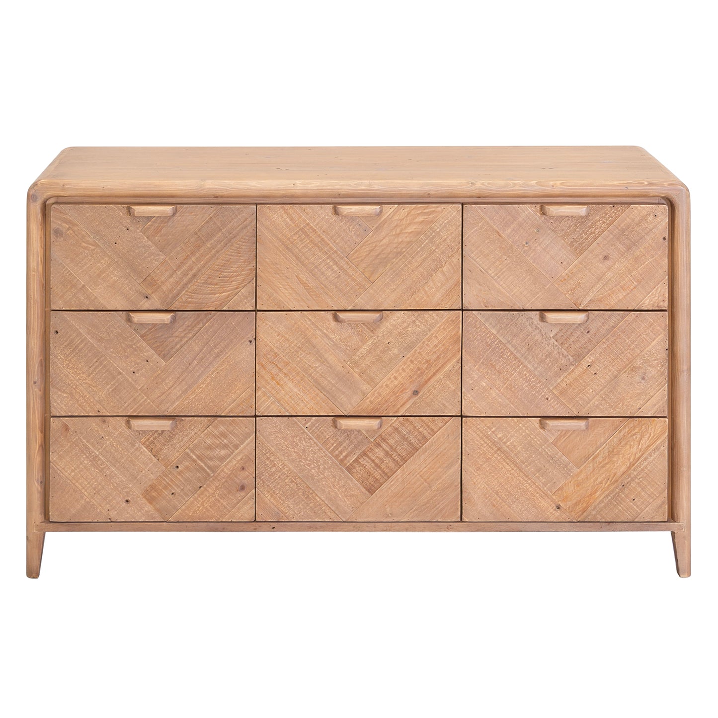 Atauro Reclaimed Contemporary 9 Drawer Bedroom Chest