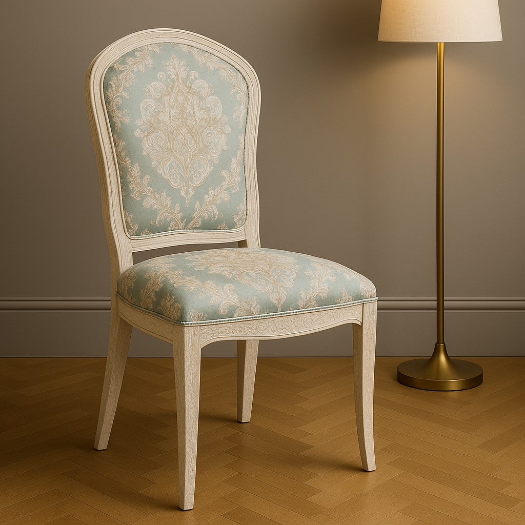 Florence Limed White French Dining Chair
