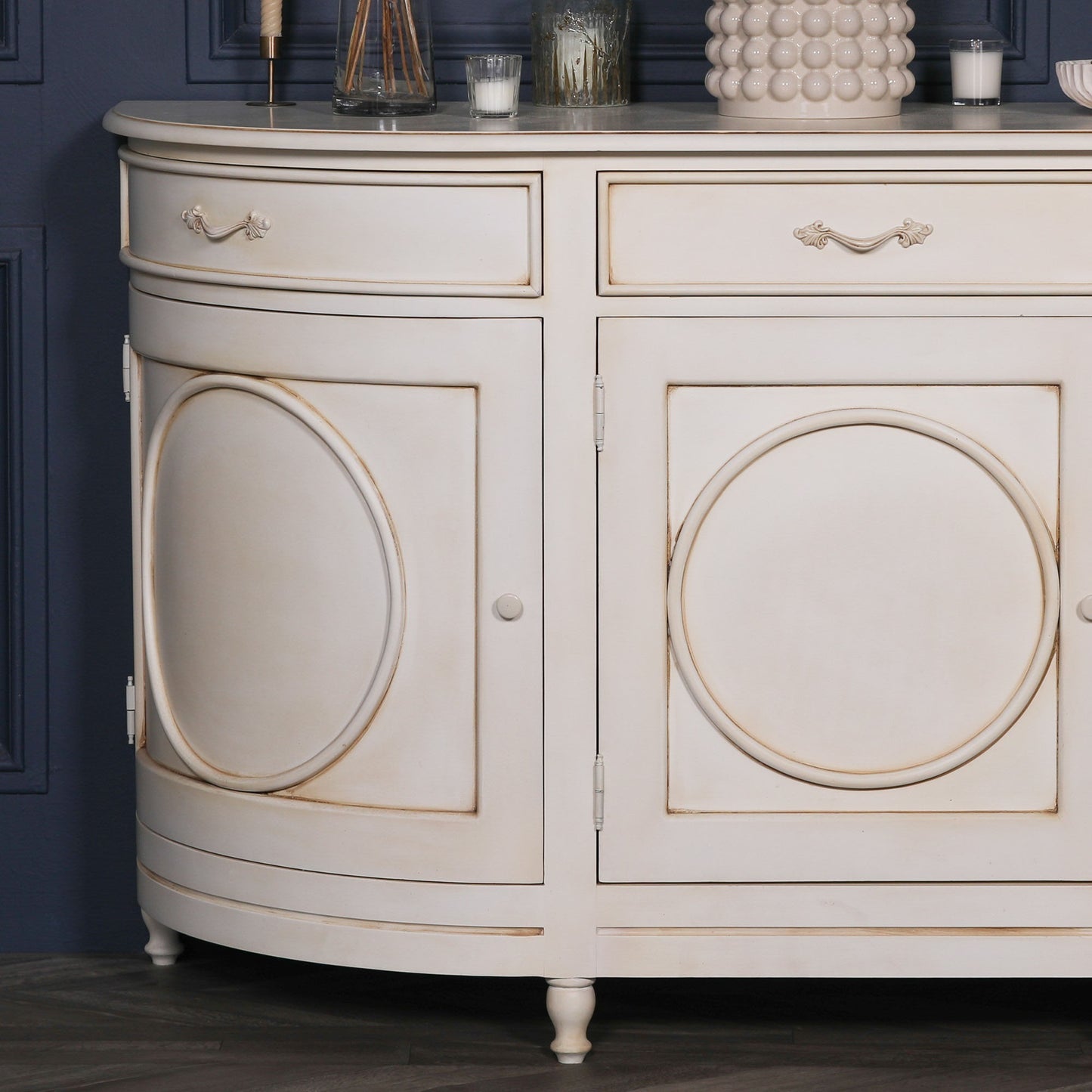 Aged Ivory French Sideboard