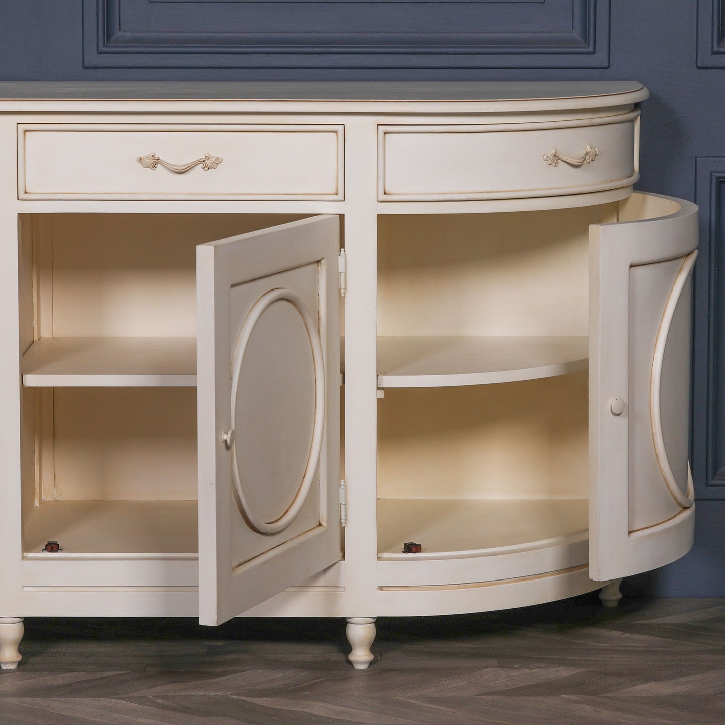 Aged Ivory French Sideboard