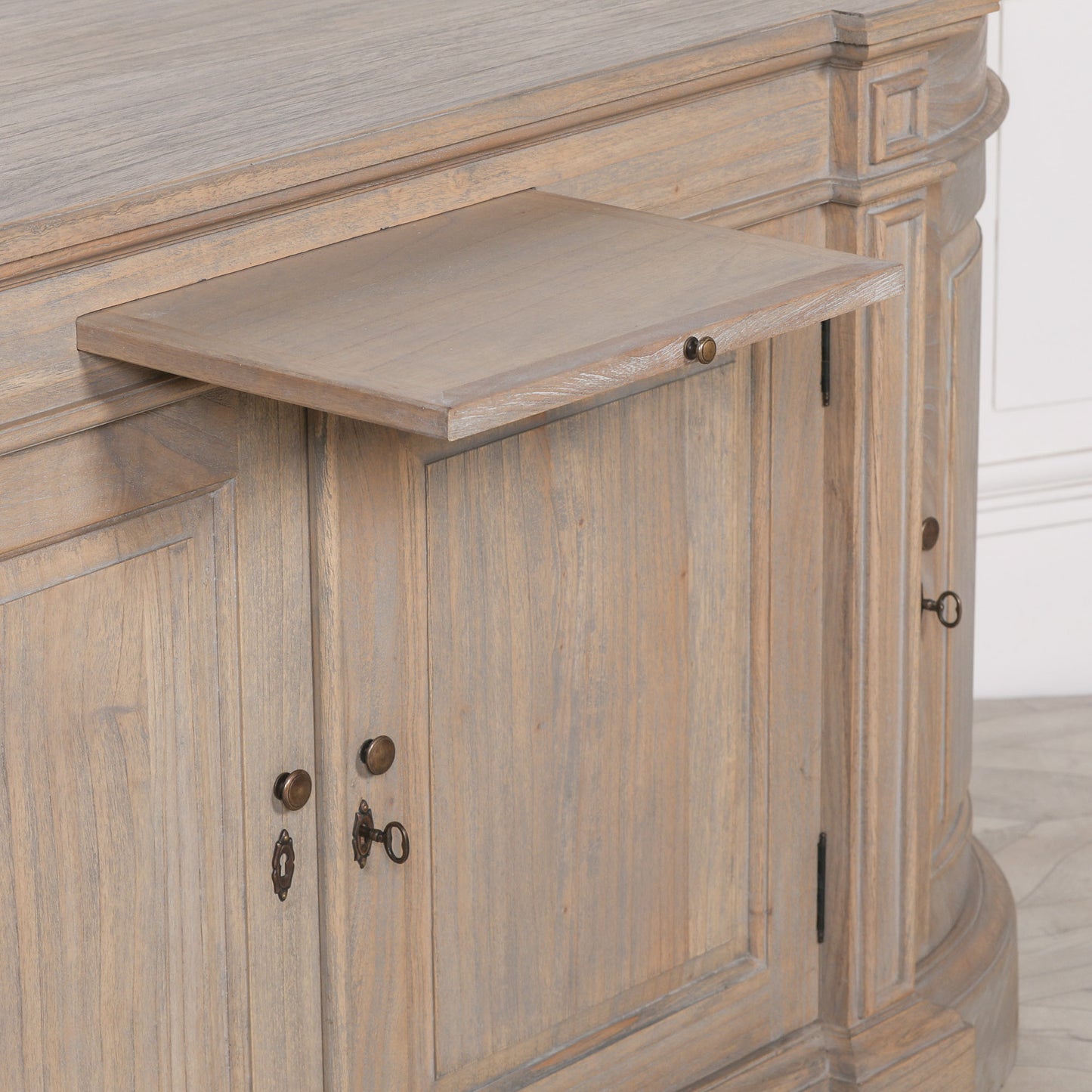 Rustic Contemporary Wooden Large Buffet Sideboard