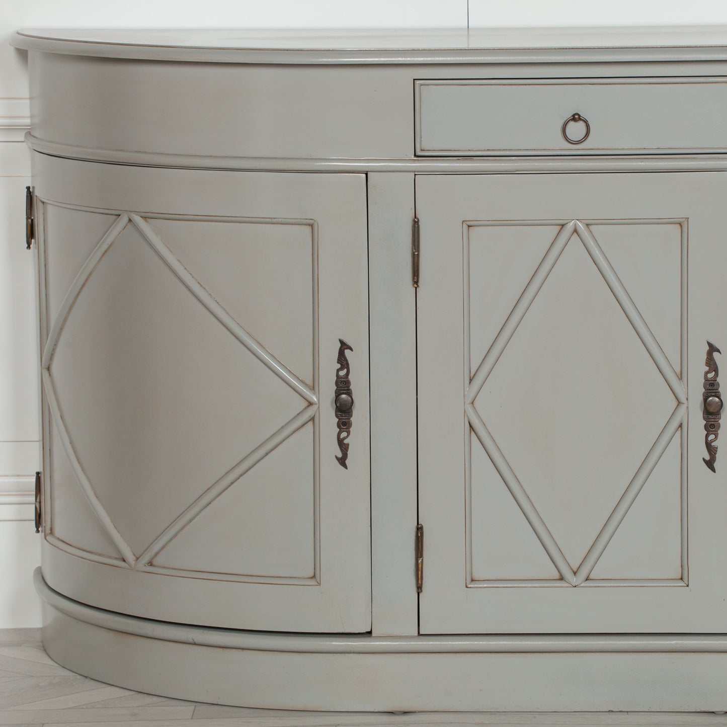 Classical Grey French Style Sideboard