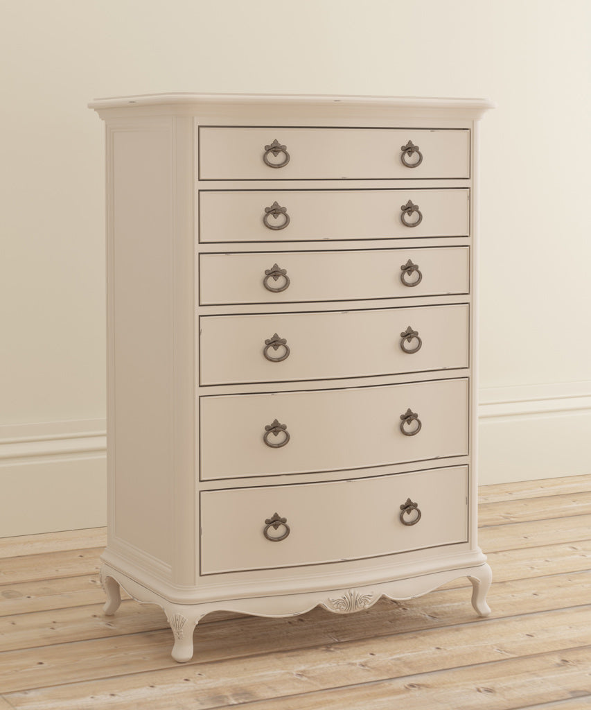 Ivory French Tall Chest