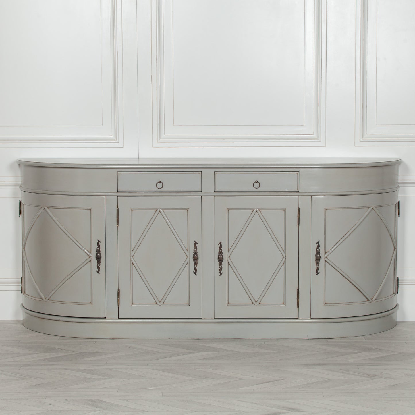 Classical Grey French Style Sideboard