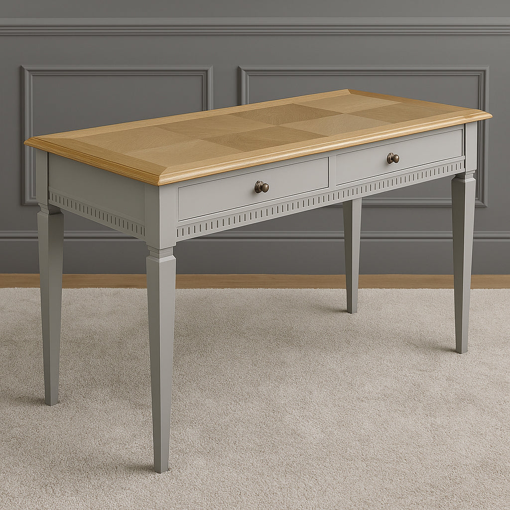 Gustavian French Grey Writing Desk
