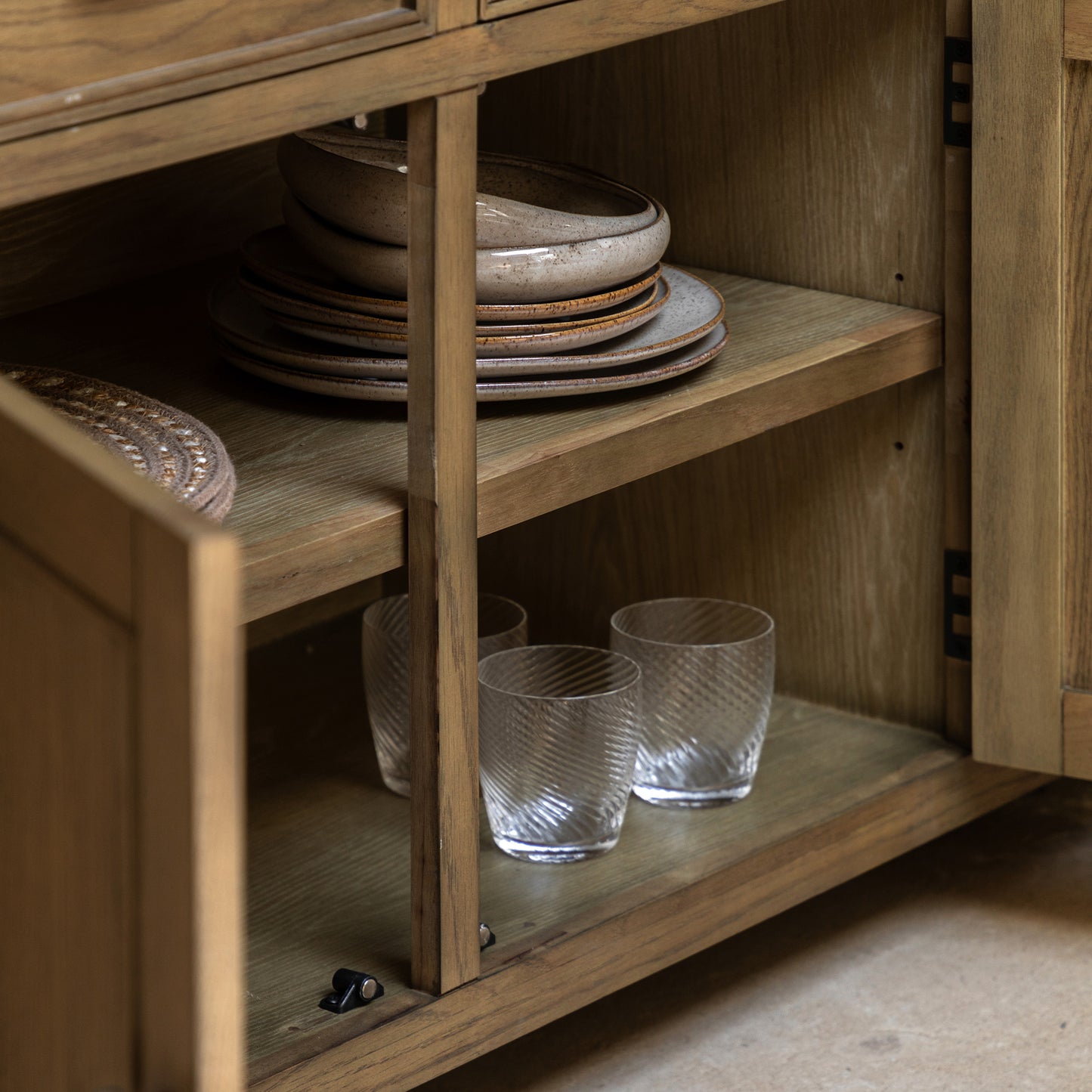 Hardwick French Large Sideboard - Internal View