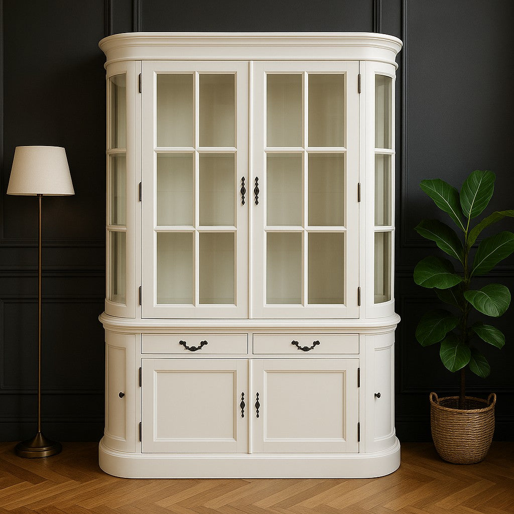 Louis Curved French Display Cabinet