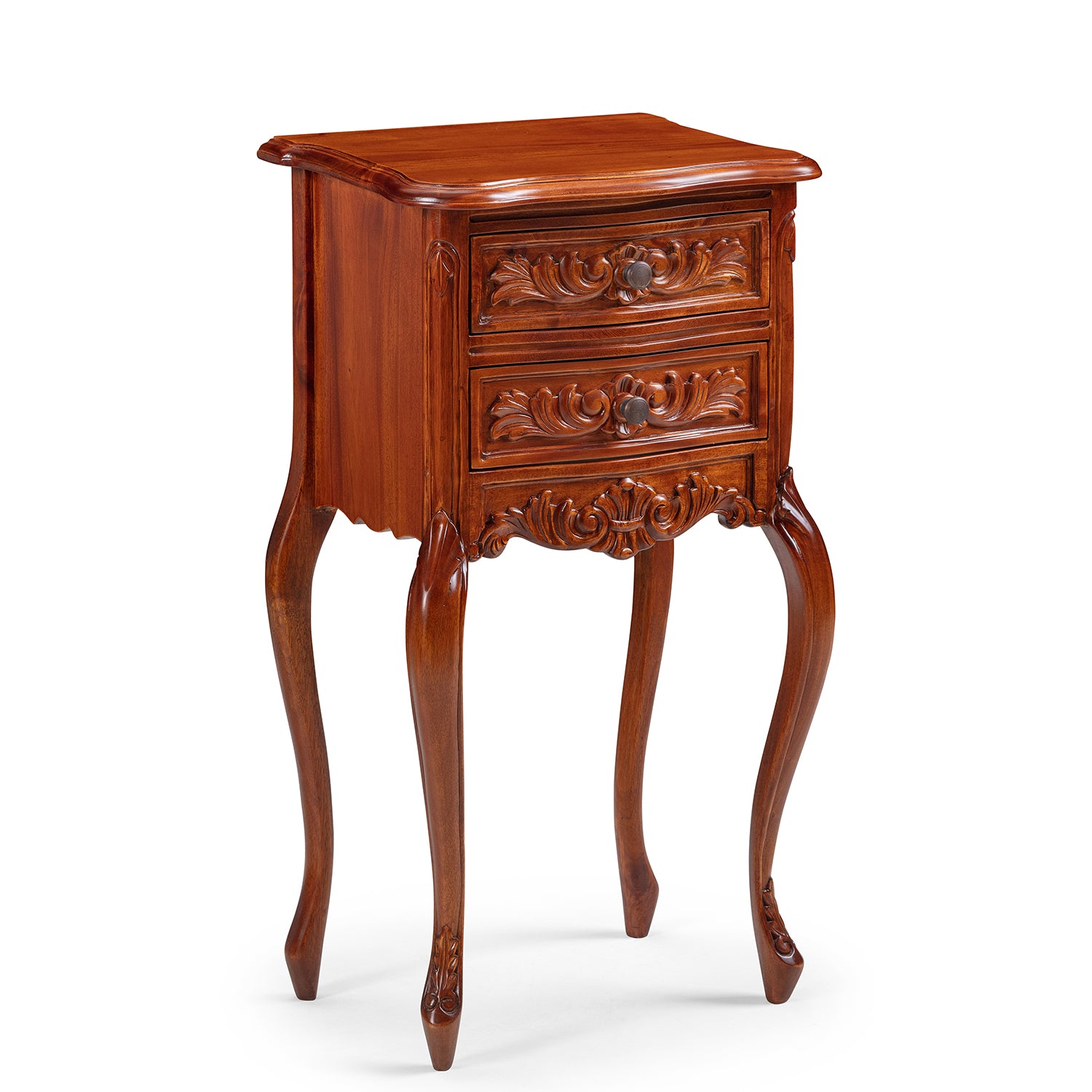 Rococo French 2 Drawer Nightstand
