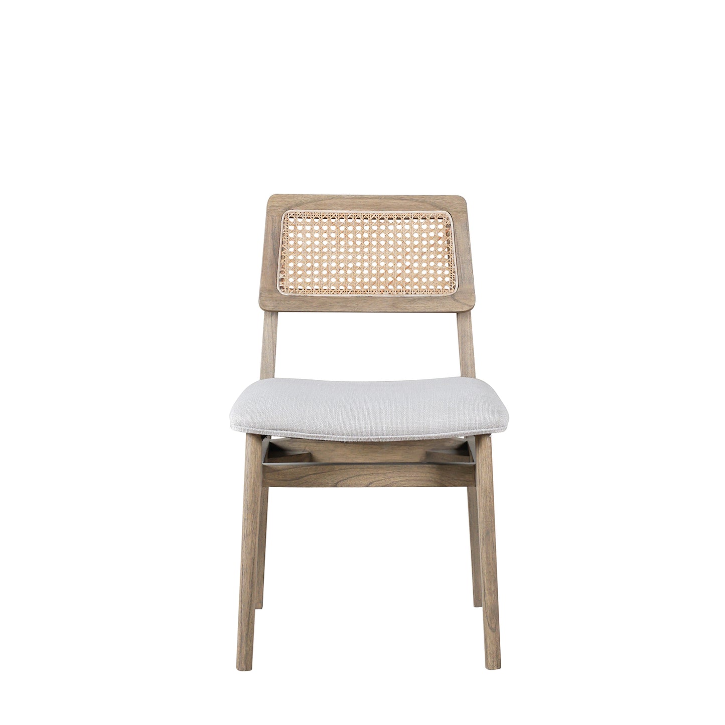 Saka Contemporary Rattan Back Dining Chair