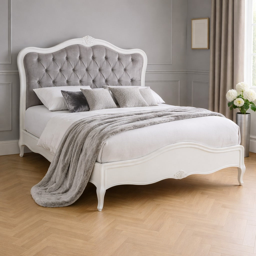Tiffany Upholstered French Bed