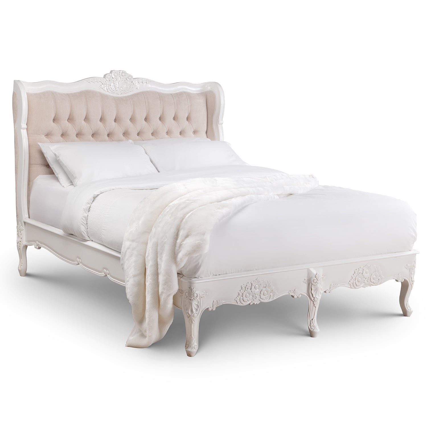 French Versailles Curved Bed