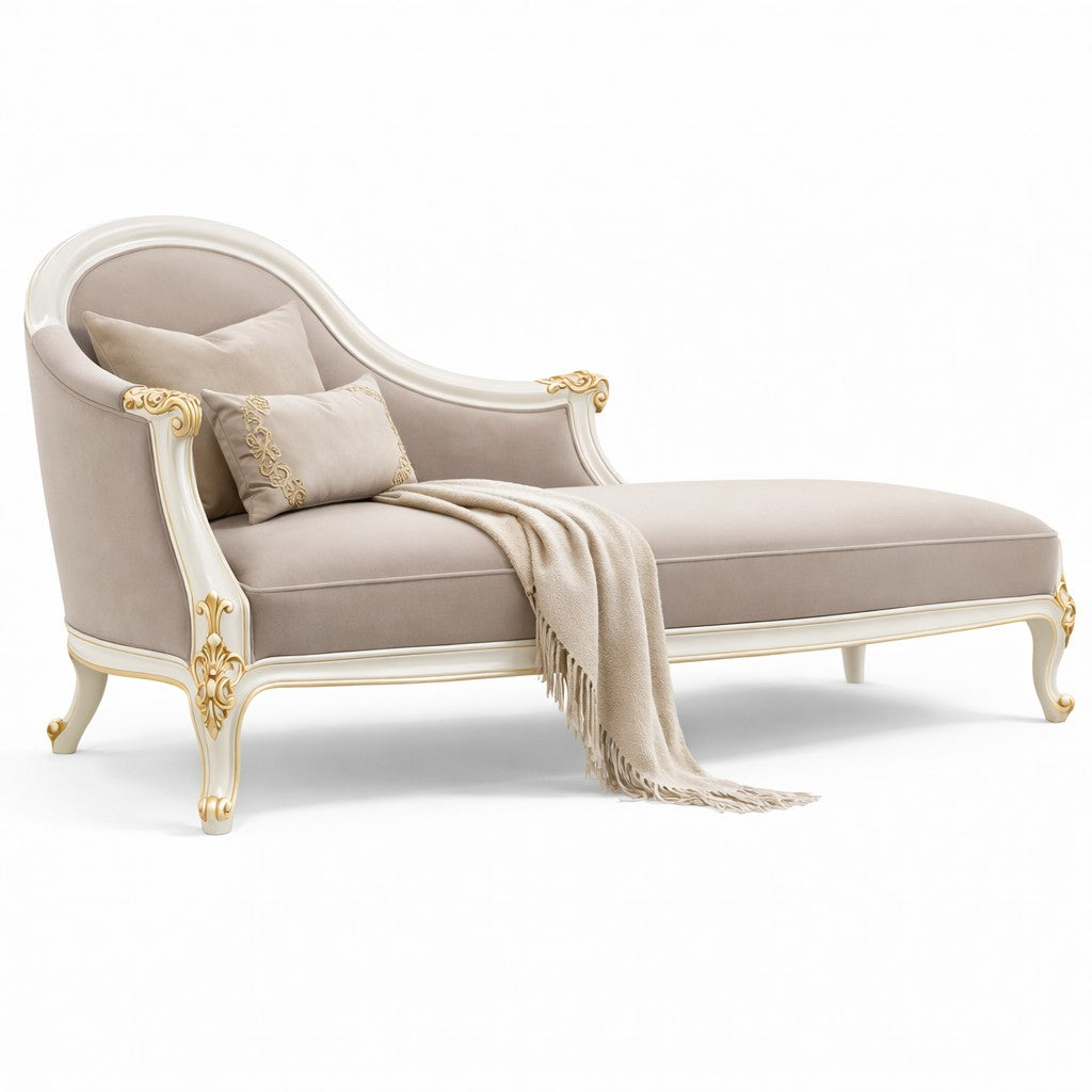 Versailles French Upholstered Chaise