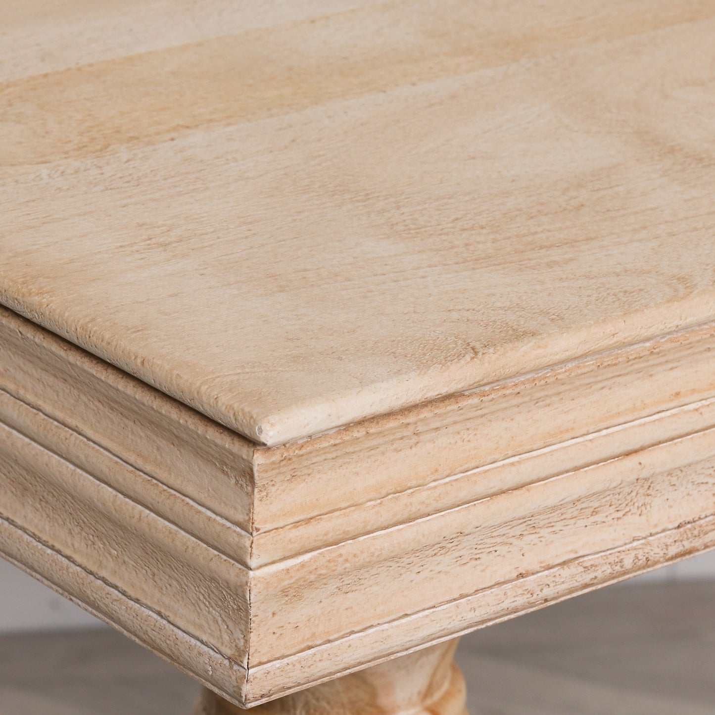 Wooden French Distressed Large Hall Table