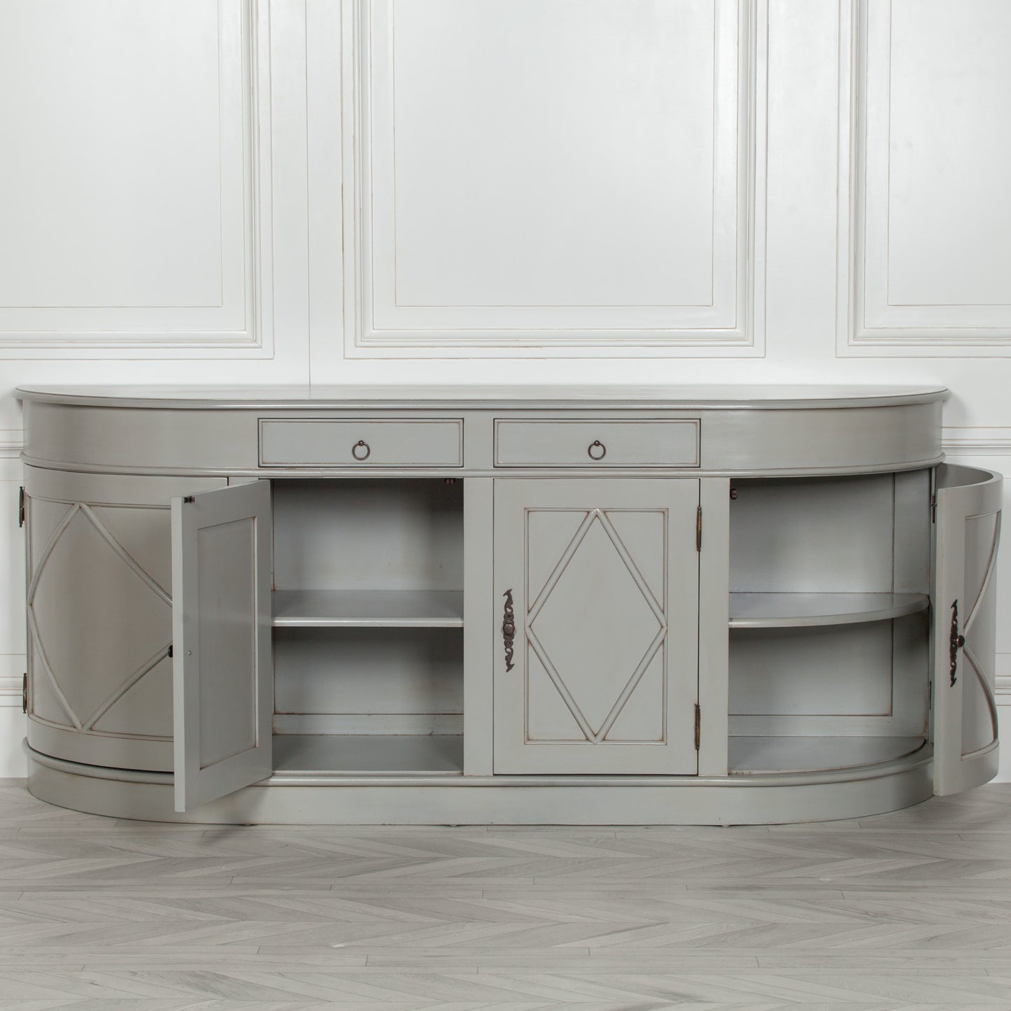 Classical Grey French Style Sideboard