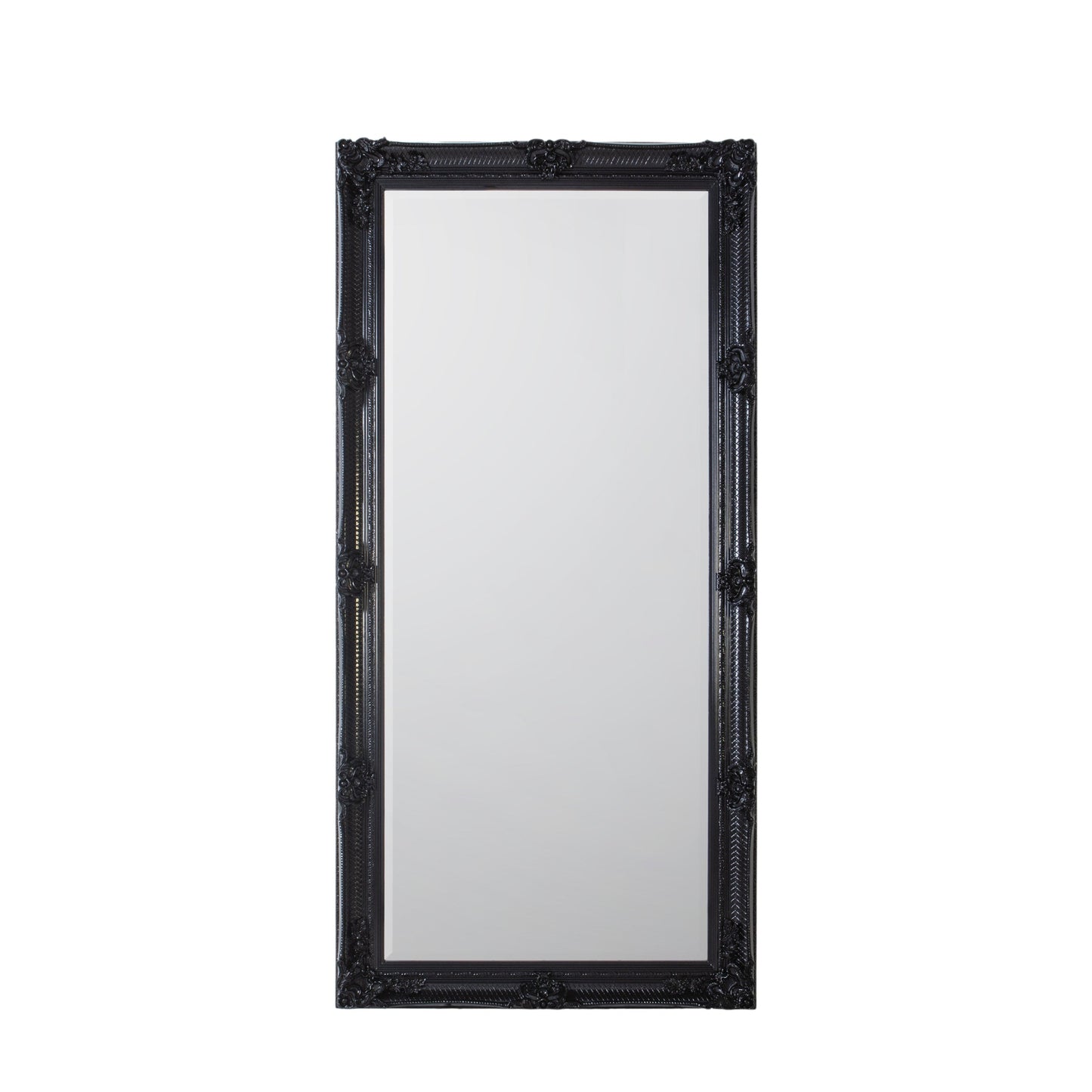 Abbey Black French Leaner Mirror