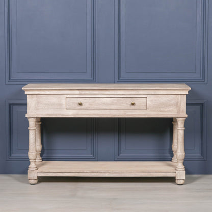 Acacia Wooden French Style Console with Single