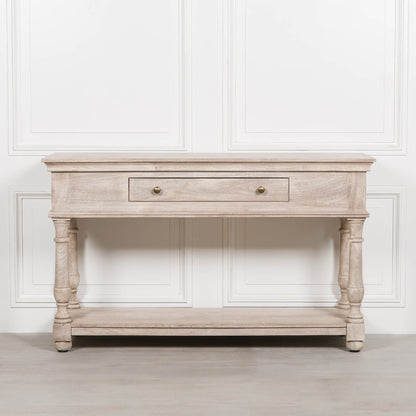 Acacia Wooden French Style Console with Single