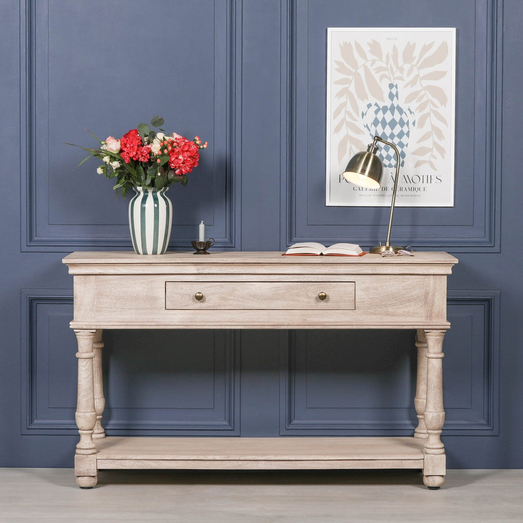 Acacia Wooden French Style Console with Single