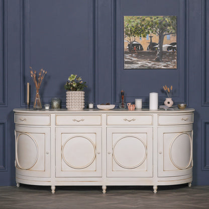 Aged Ivory French Sideboard
