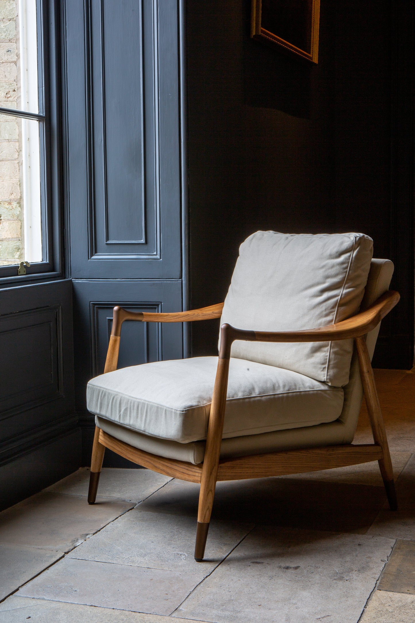 Alfie Chair - Ash Frame in Grey Wood Finish