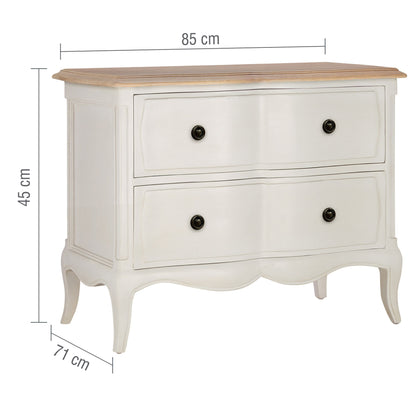 Willis Gambier Amelie French Wide Bedside Table