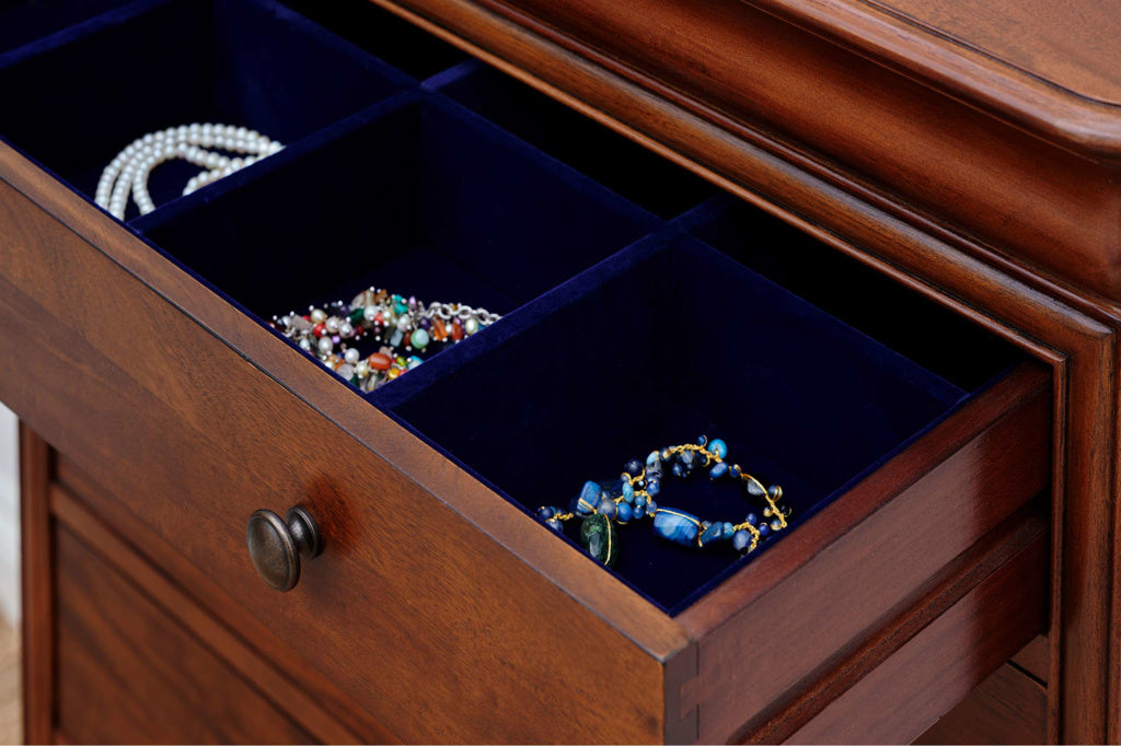 Top Drawer for Antoinette French Sleigh 6 Drawer Chest