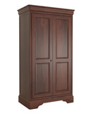 Antoinette French Sleigh Double Wardrobe