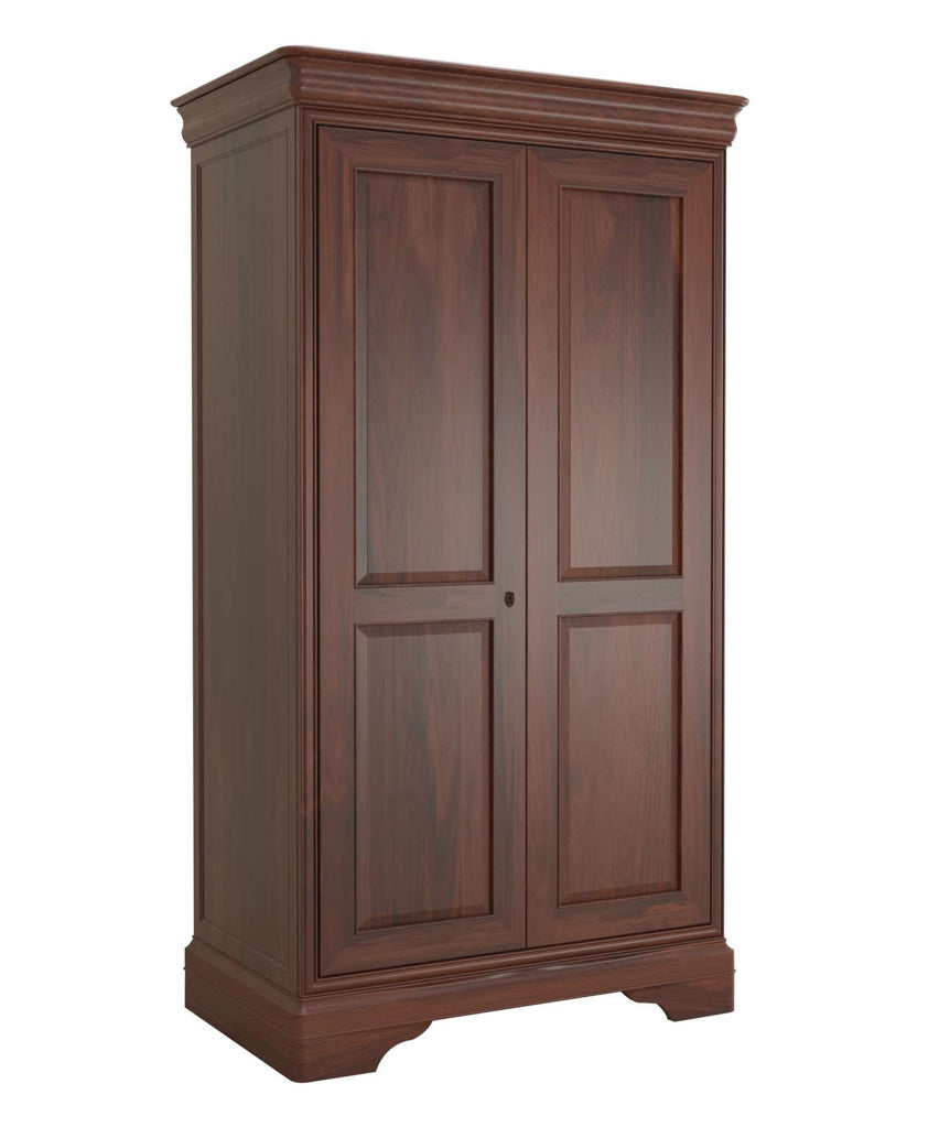 Antoinette French Sleigh Double Wardrobe