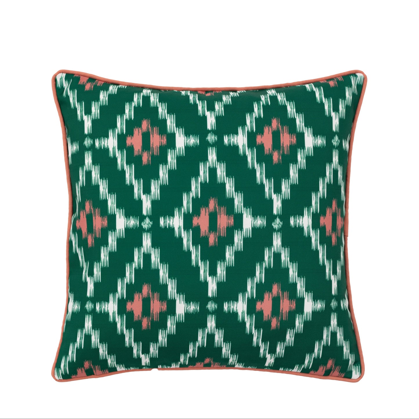 Aroha Geo Printed Cushion Green