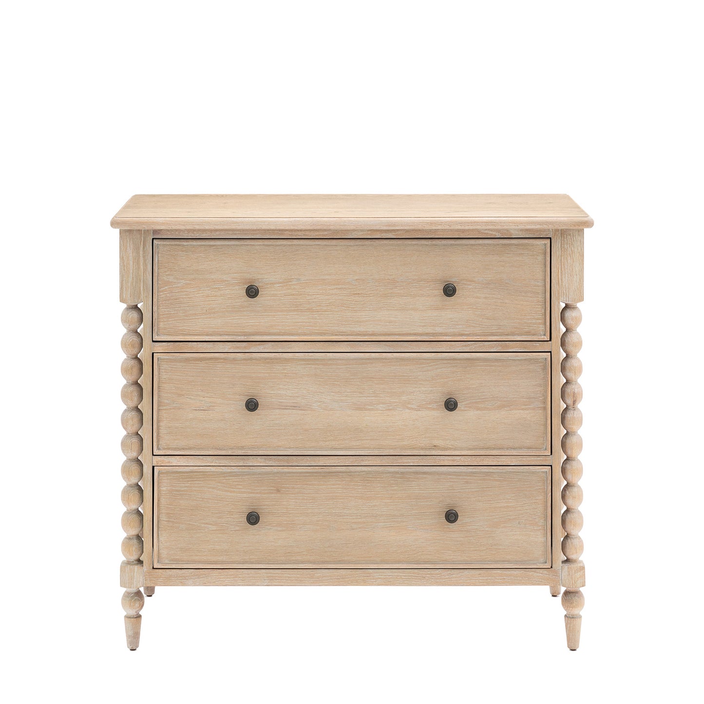 Artisan Oak French Style 3 Drawer Chest