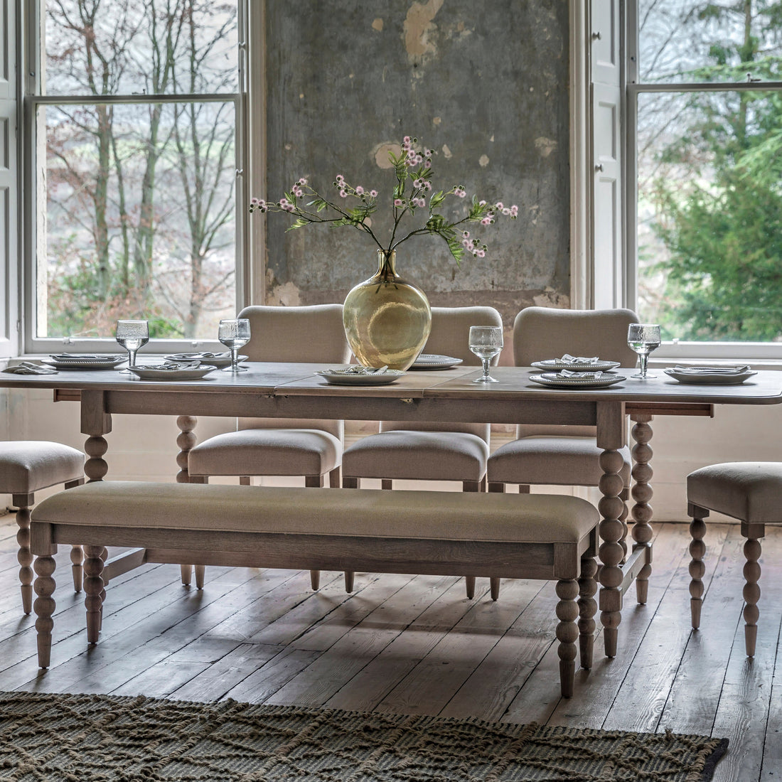 Artisan Extending Large French Dining Table - Maison haven Furniture ...