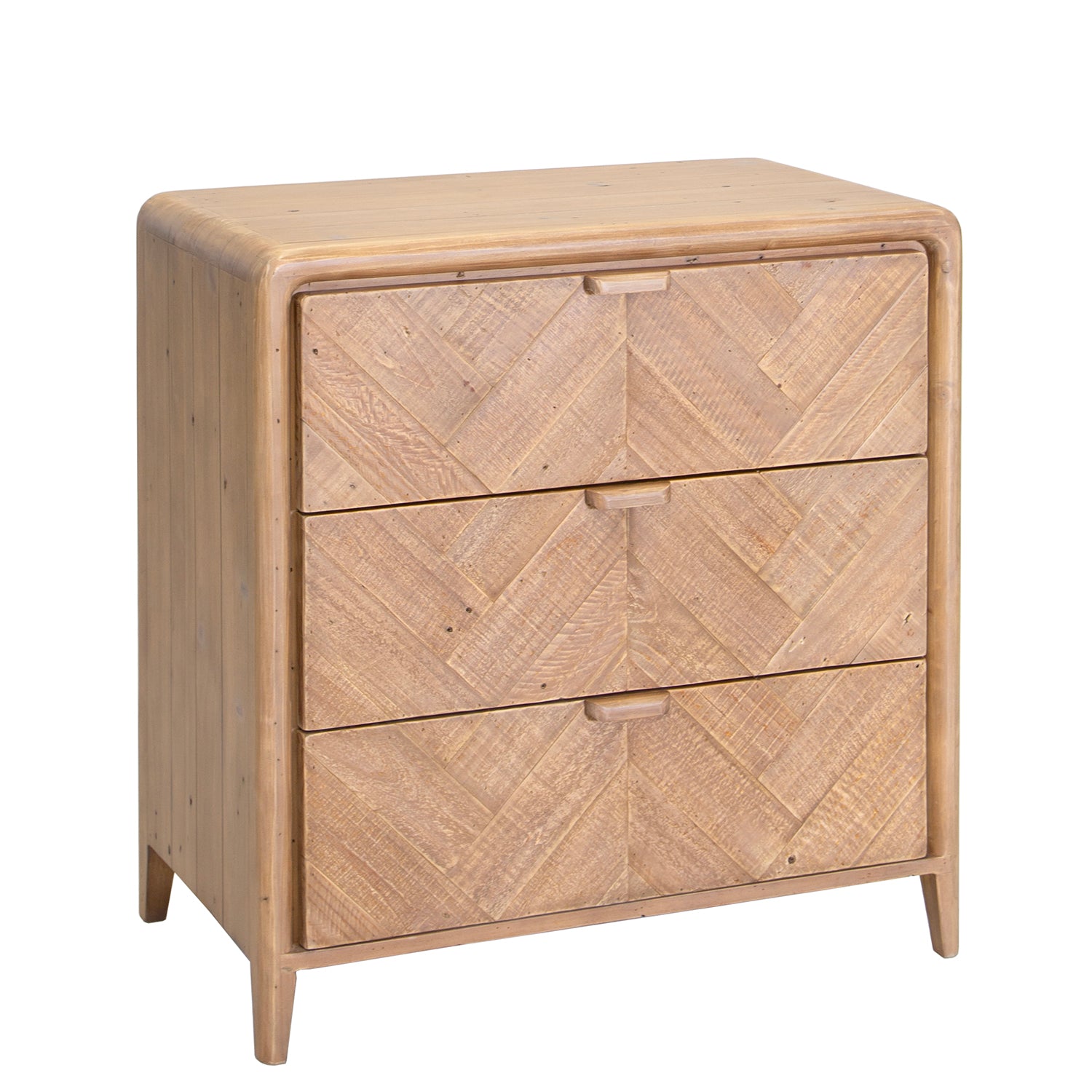 Atauro Rustic French 3 Drawer Chest