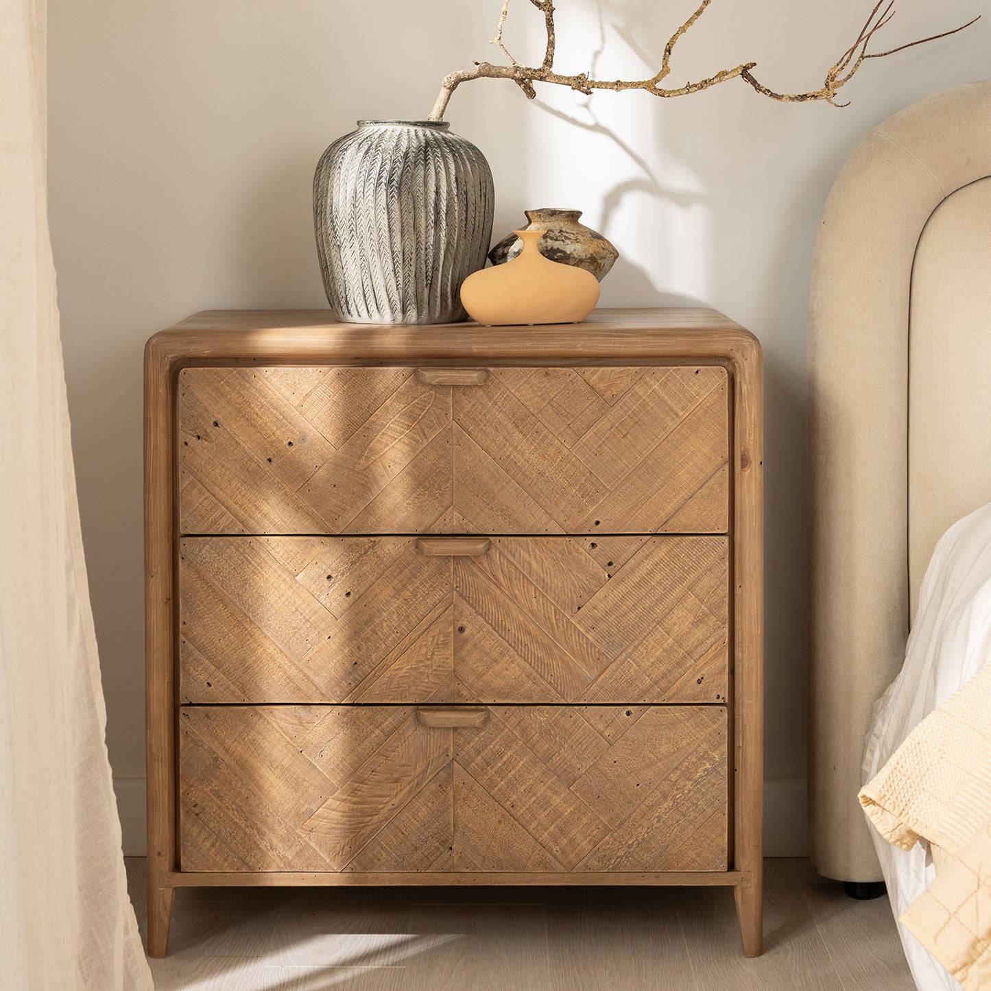 Atauro Reclaimed French 3 Drawer Chest