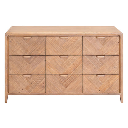 Atauro Reclaimed Contemporary 9 Drawer Bedroom Chest