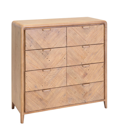 Atauro Rustic French 7 Drawer Chest