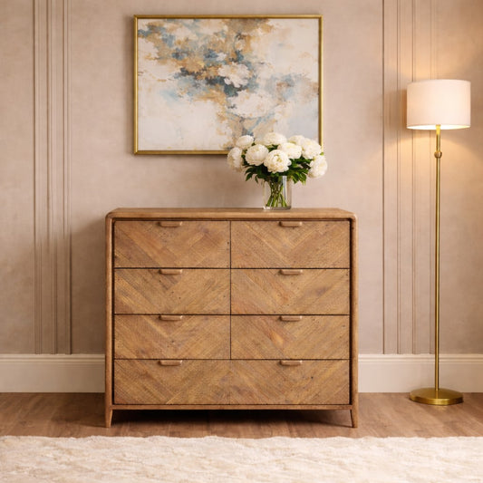 Atauro Rustic French 7 Drawer Chest