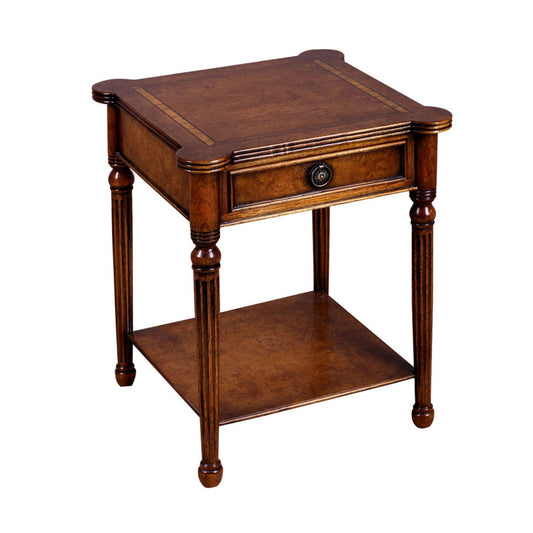 Blenheim French Style Lamp Table with Drawer