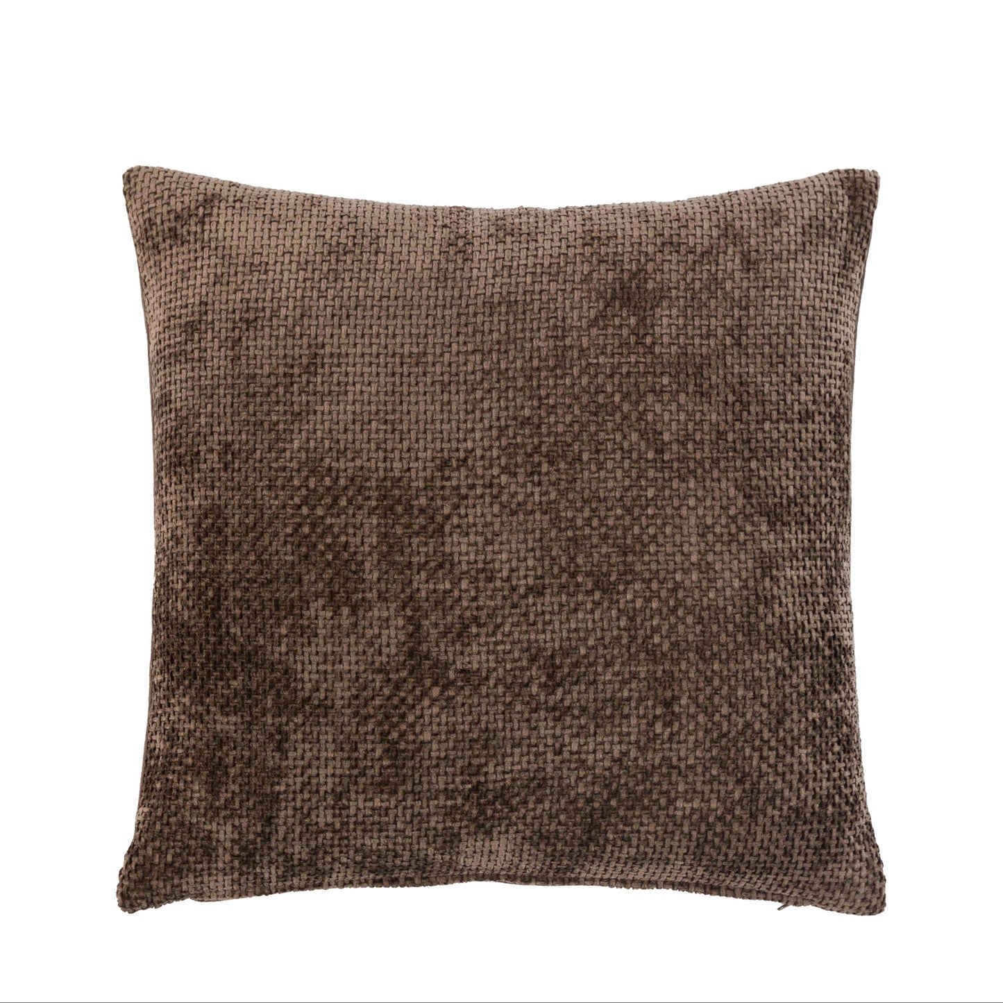 Basketweave Cushion 2 pk Chocolate