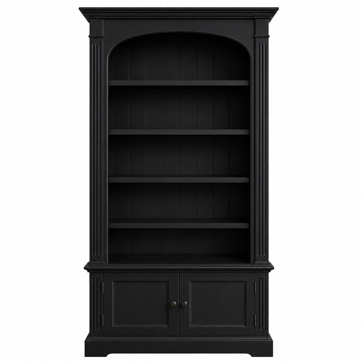 Cream French Bookcase with 4 Shelves