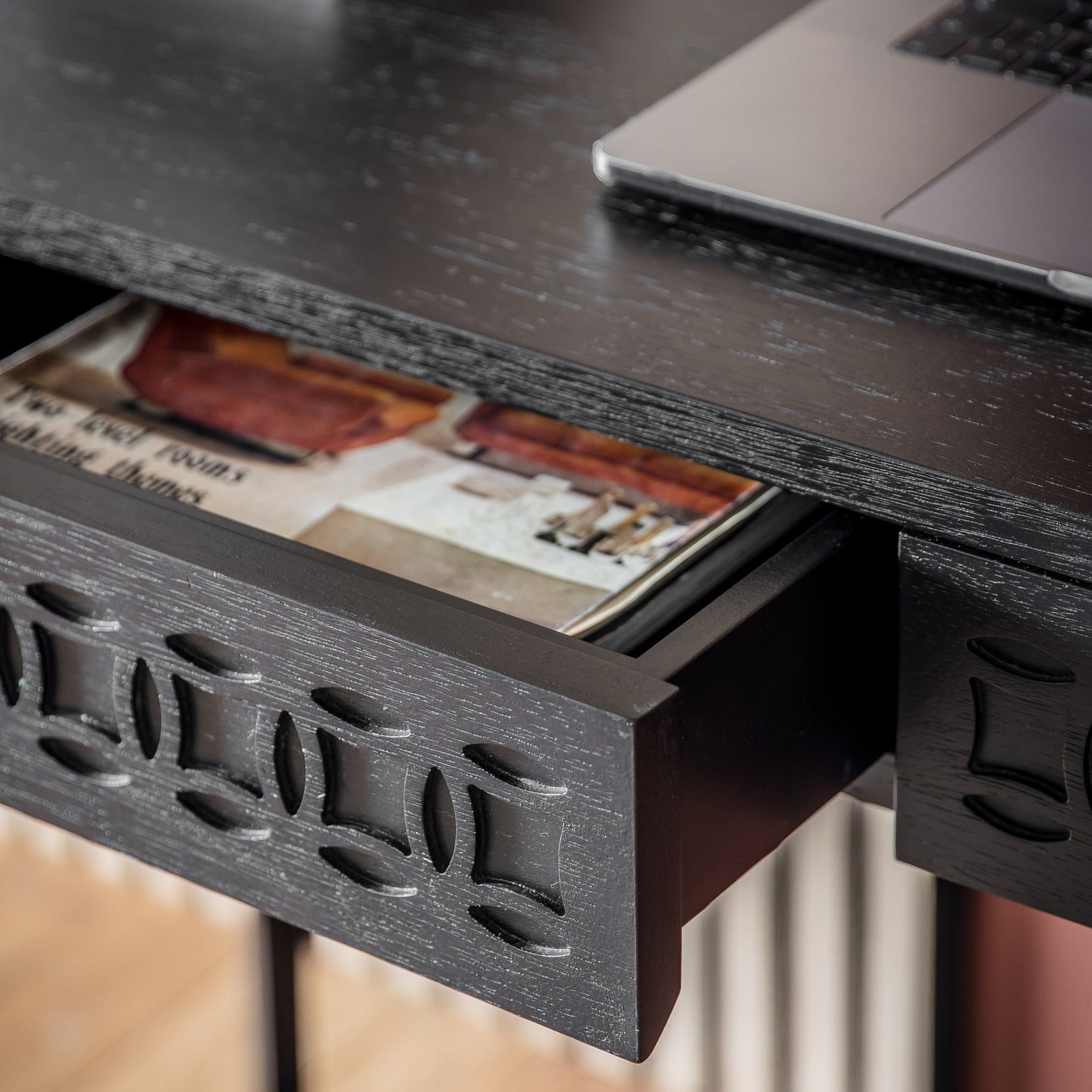 Boho Charcoal Desk