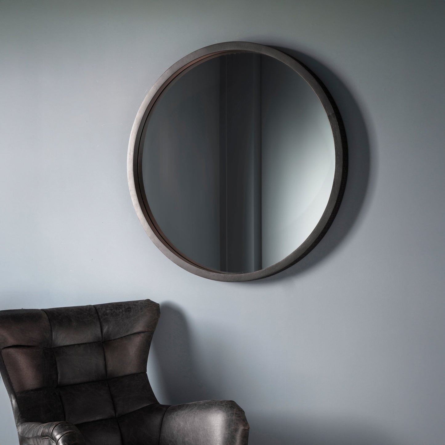 Boho Charcoal Mirror