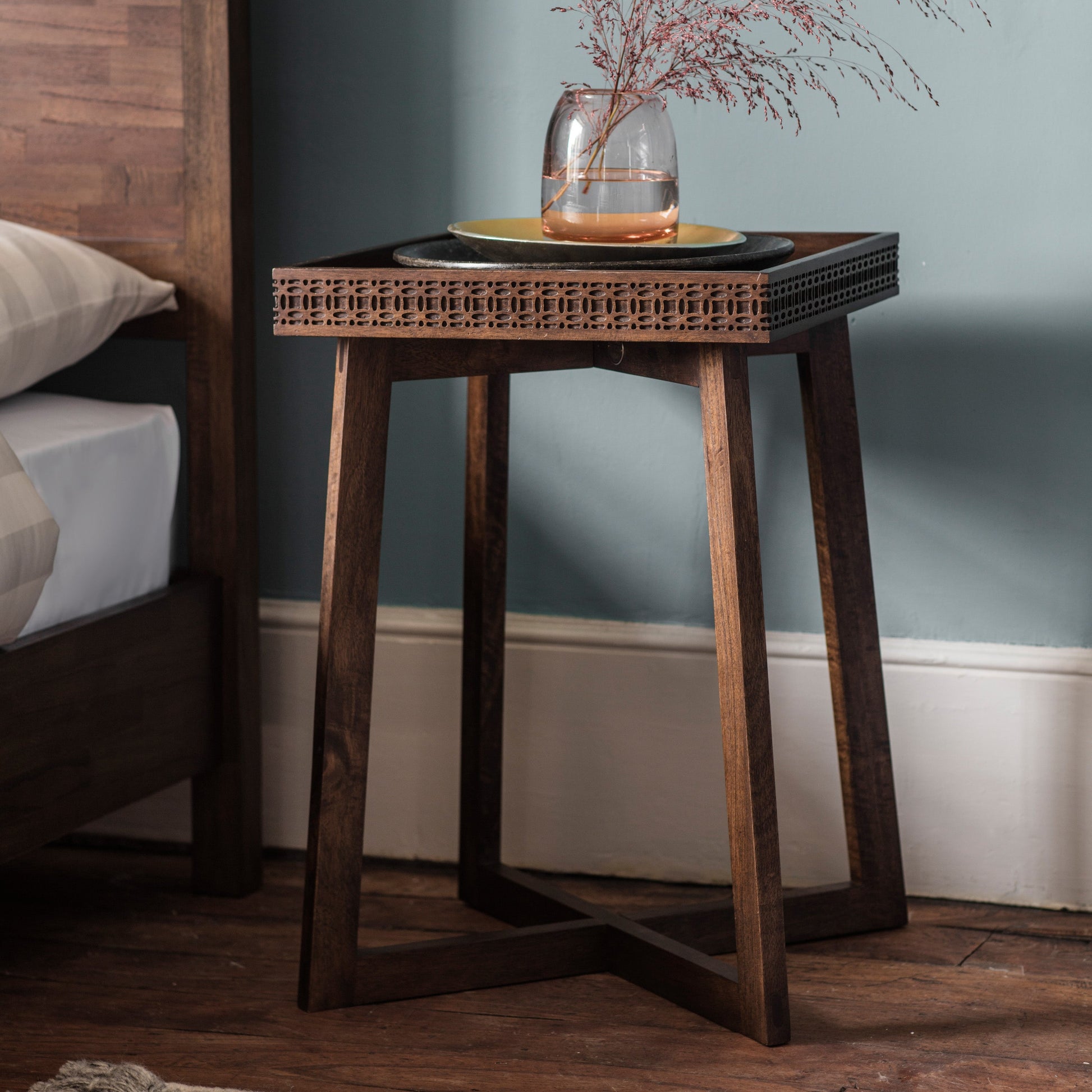 Boho Retreat Bedside Table