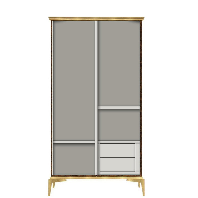 Bordeaux French Double Wardrobe