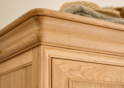 Bordeaux French Sleigh Wardrobe closeup