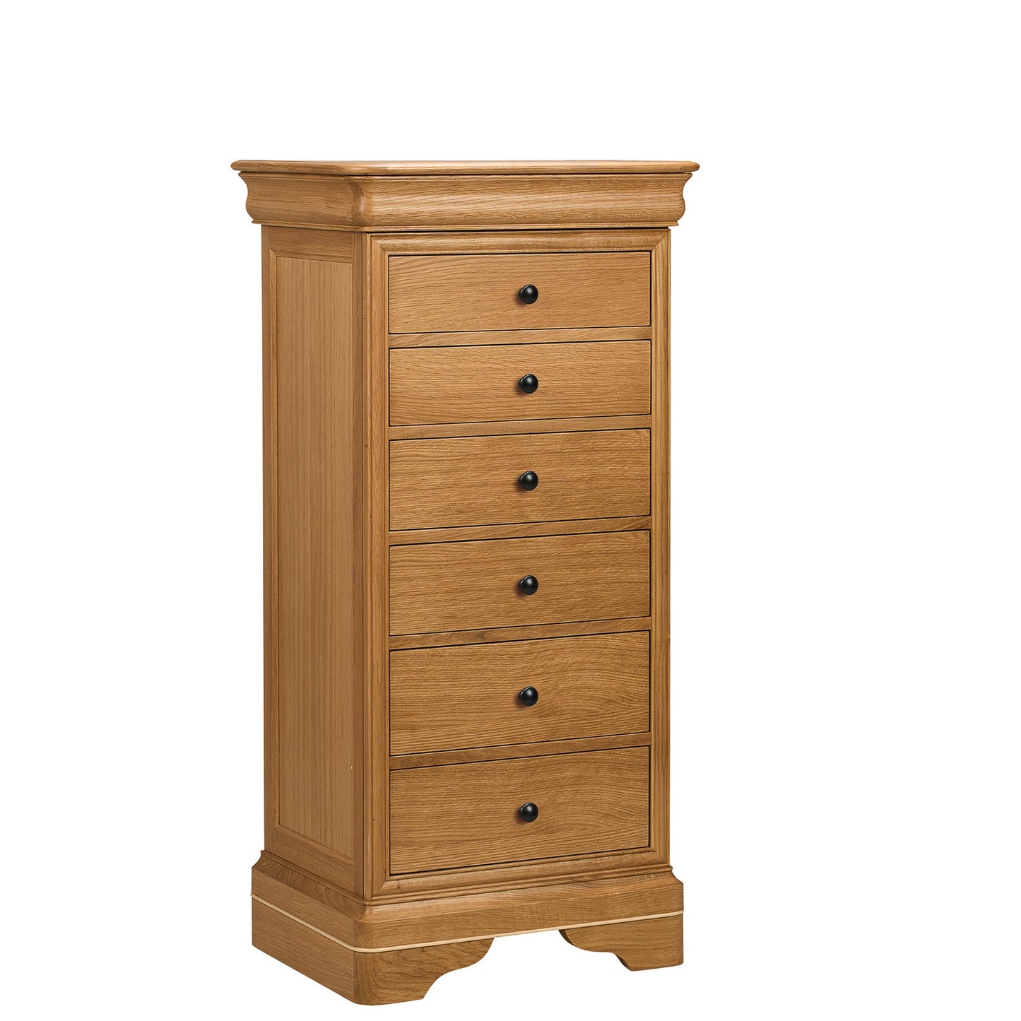 Bordeaux Oak French Tall Chest