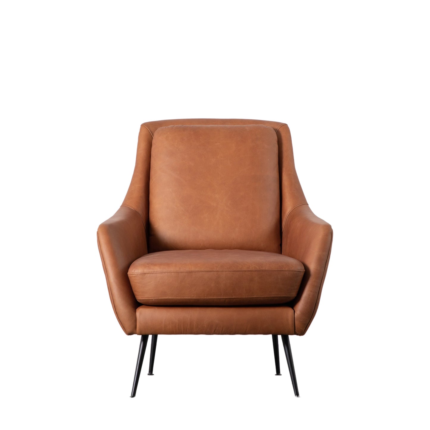 Brompton Armchair Brown Leather