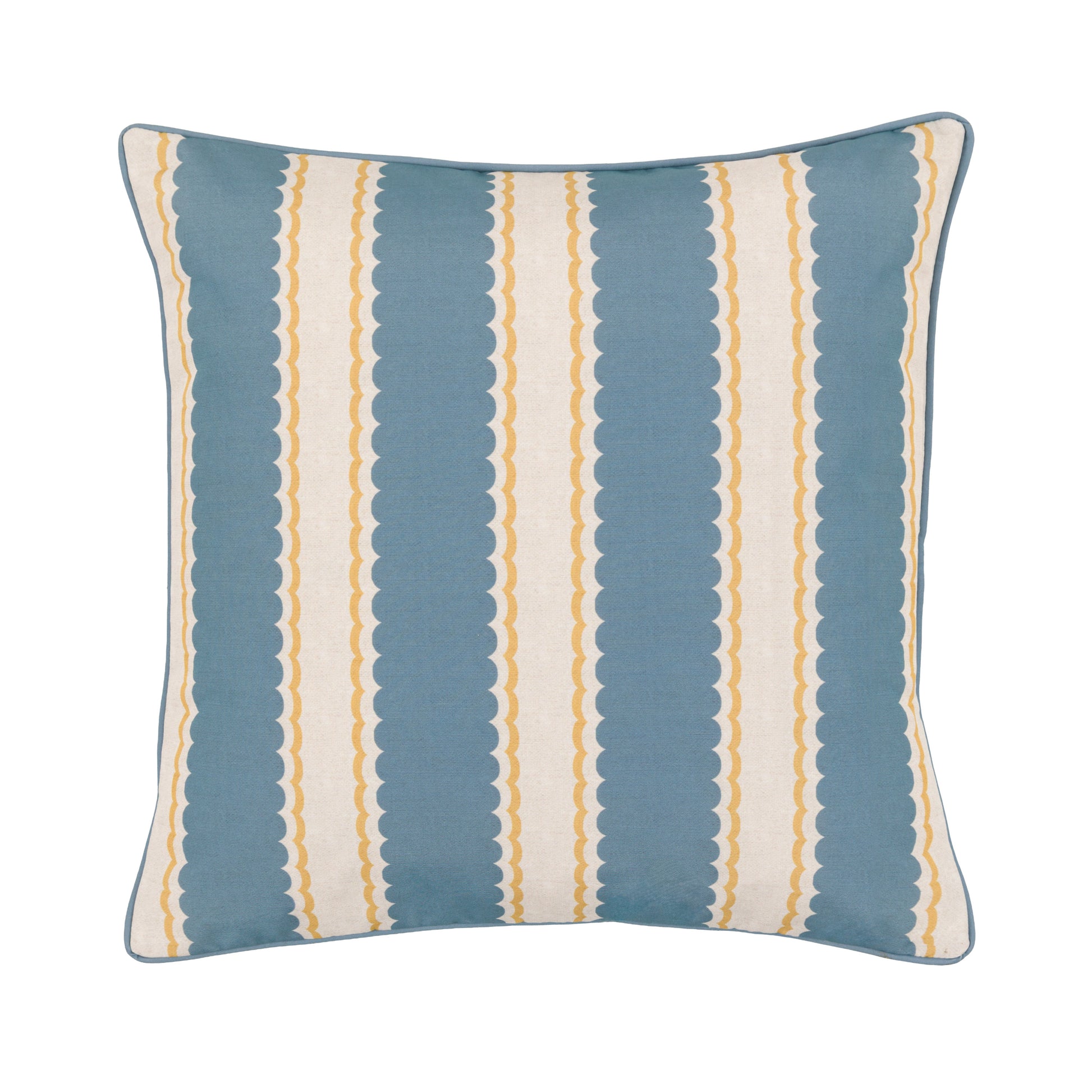 Calivana Cushion Blue Ochre