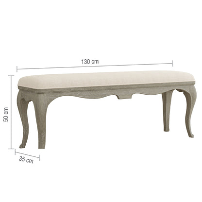 Camille French Oak Stool